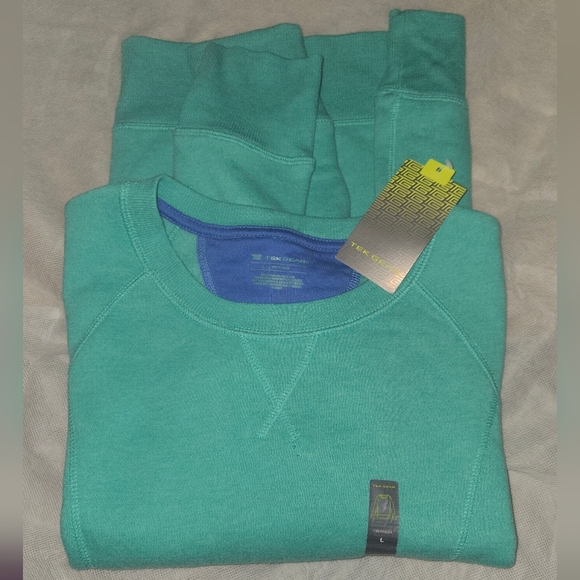 Teal Crew Neck Sweater - Picture 1 of 6